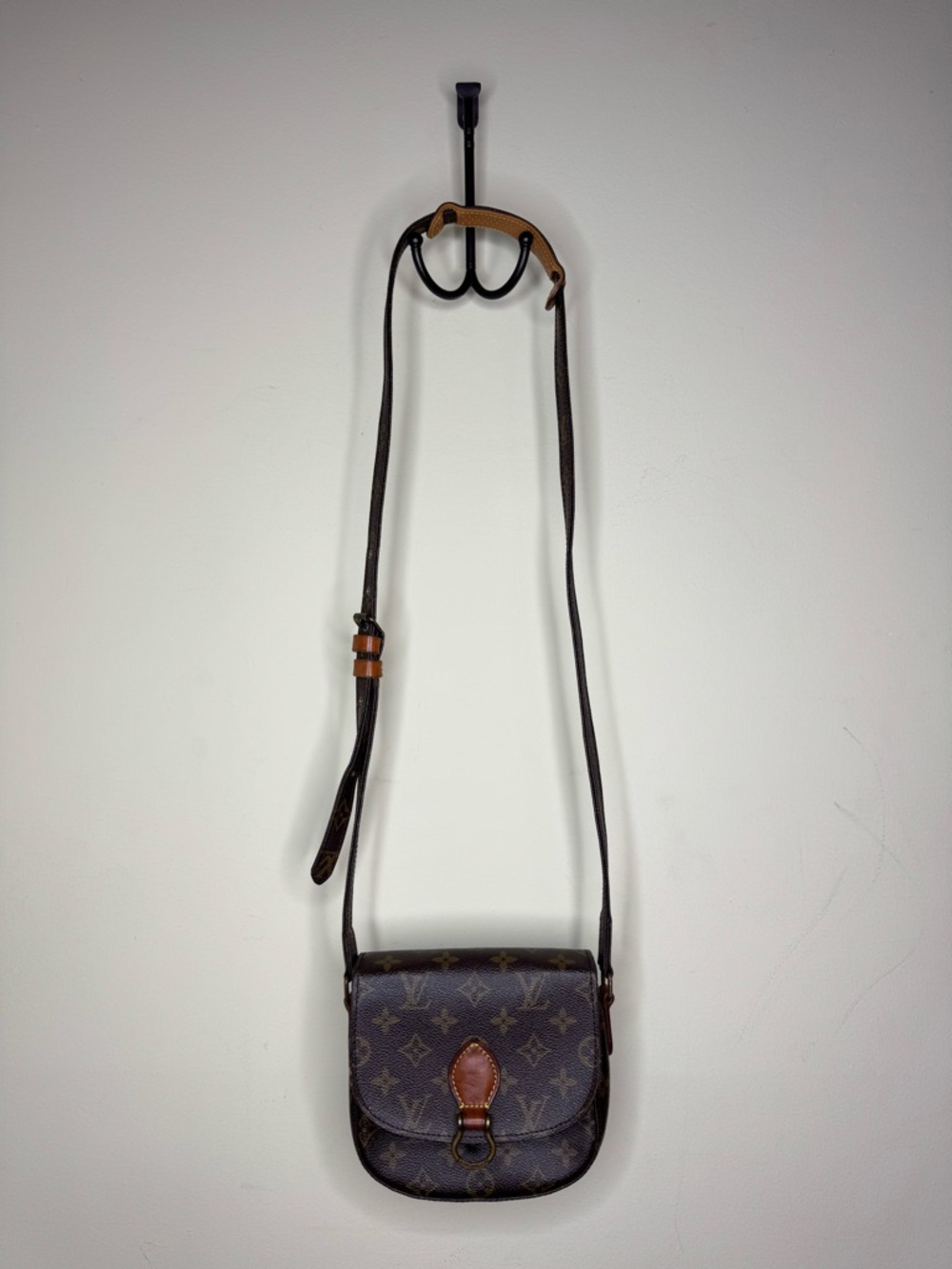 Louis Vuitton Monogram Mini Saint Cloud Crossbody Vintage Bag